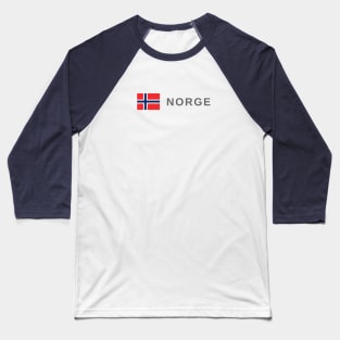 Norge Norway Baseball T-Shirt